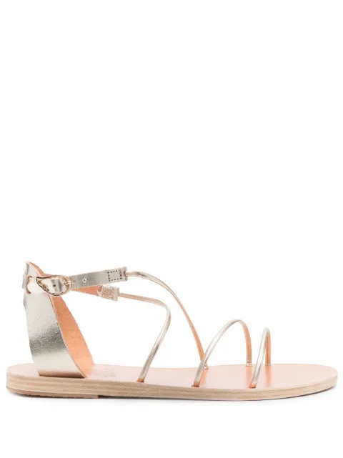 Ancient Greek Sandals Meloivia metallic-effect sandals 