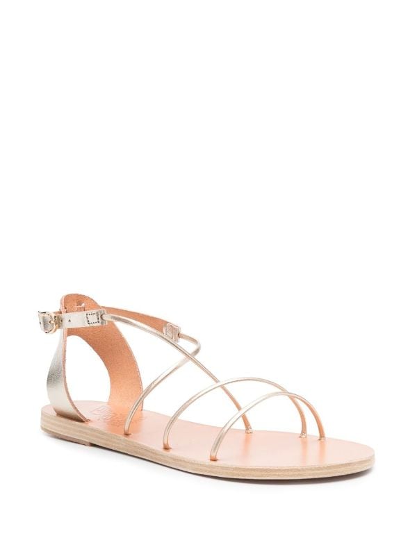 Ancient Greek Sandals Meloivia metallic effect Sandals Farfetch