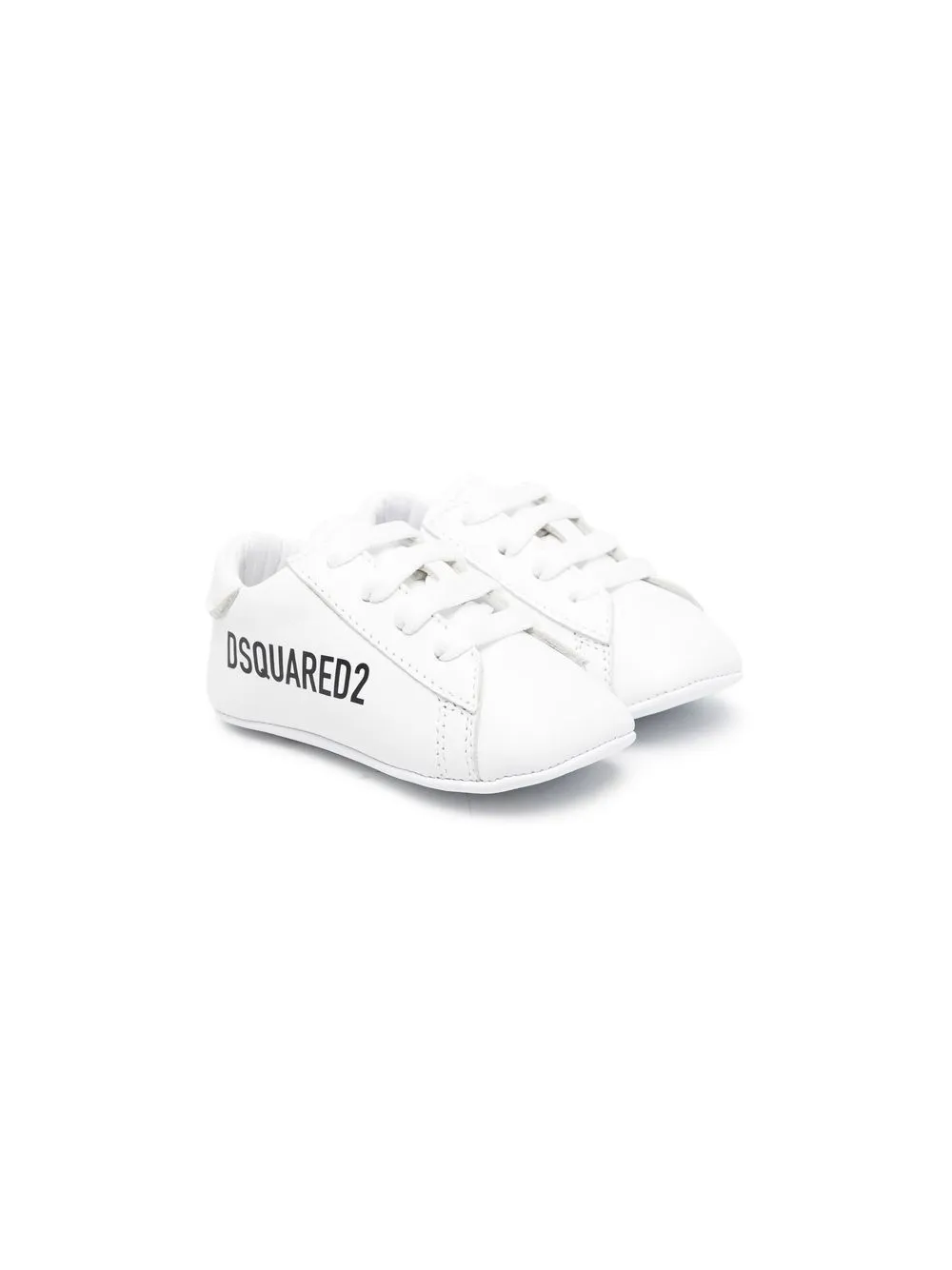 

Dsquared2 Kids tenis bajos con logo estampado - Blanco