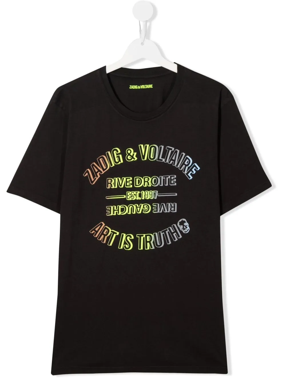 

Zadig & Voltaire Kids gradient-graphic-print T-shirt - Black