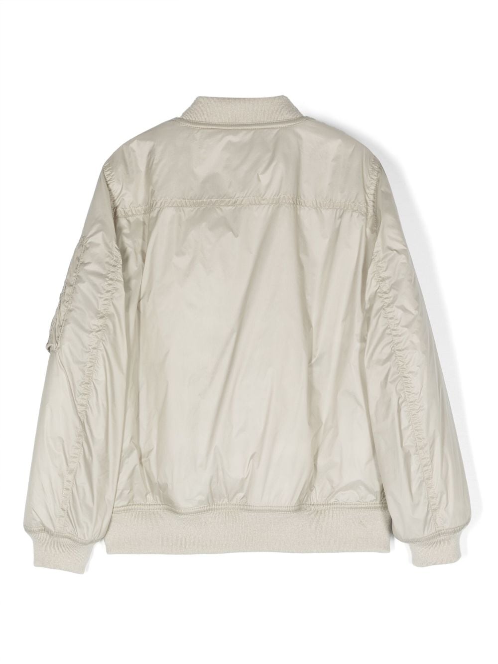 Shop Rick Owens Zipped-pocket Sleeve Jacket In Neutrals