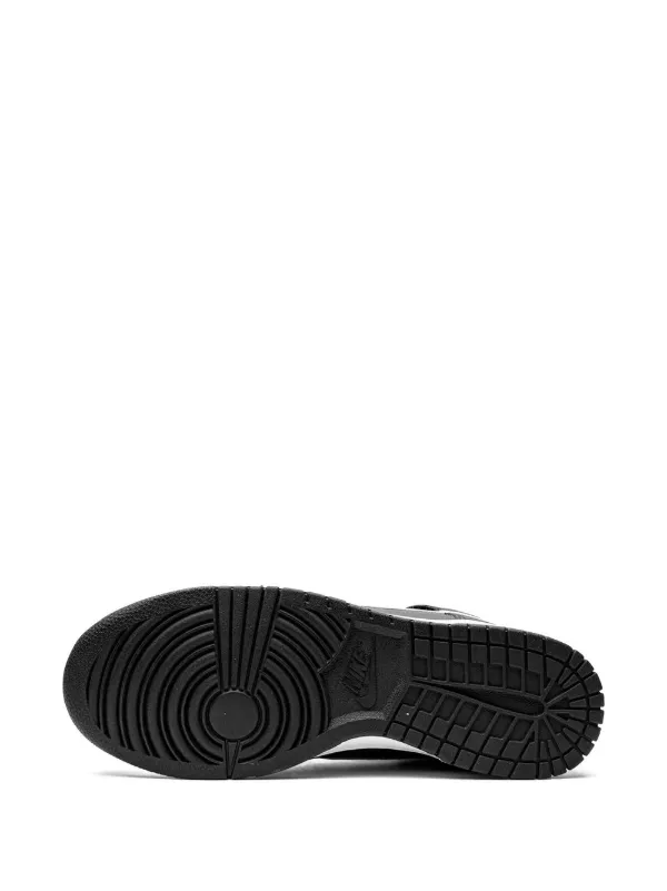 Nike black cheap white sole