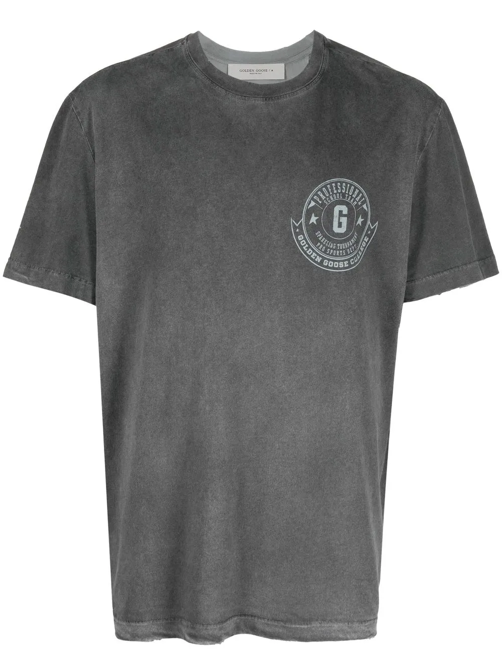 

Golden Goose playera con logo estampado - Gris