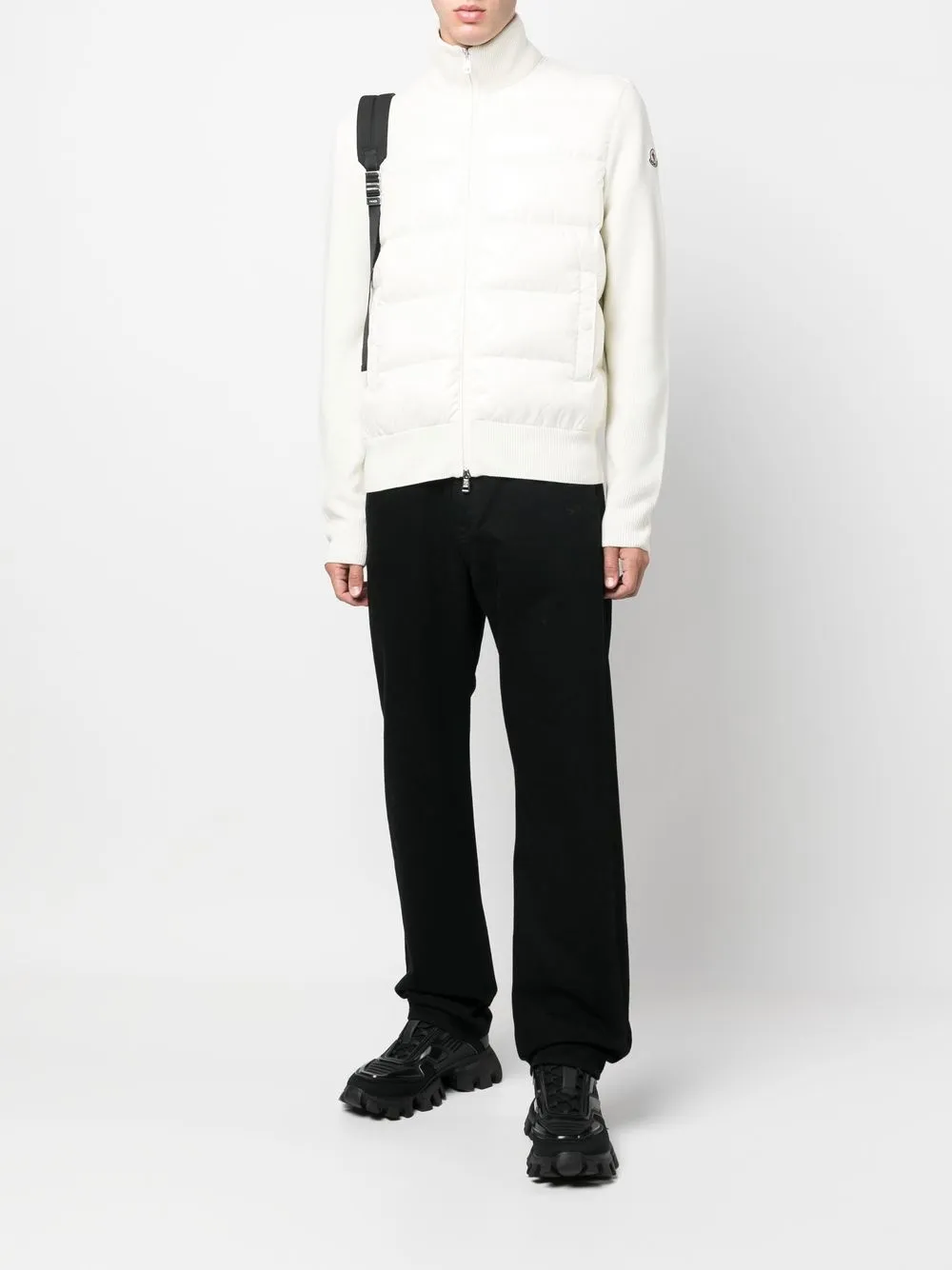 Moncler logopatch Jacket Farfetch
