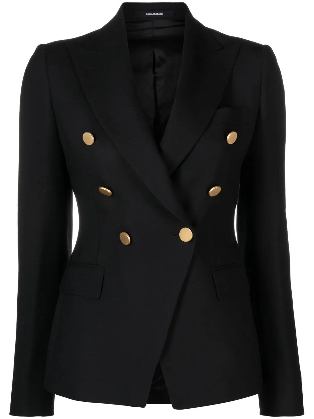 

Tagliatore blazer con doble botonadura - Negro