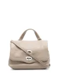 Zanellato flip-lock mini tote bag - Neutrals