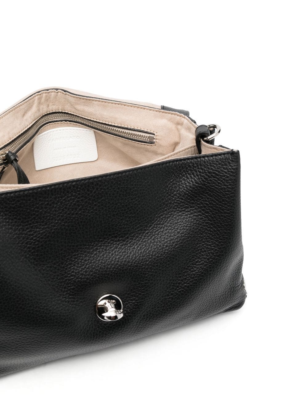 Shop Zanellato Double-lock Medium Tote Bag In Black
