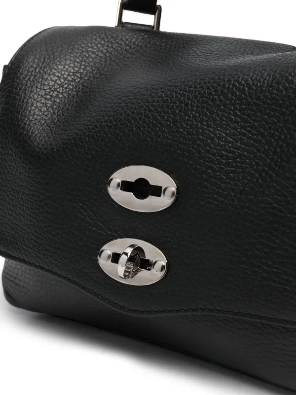 トートバッグ Zanellato Black Leather Tote Bag With Decorative Studs Zanellato Stud-embellished Tote Bag In Dark Navy | ModeSens