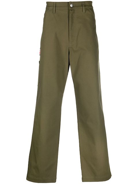 Kenzo panelled chino trousers