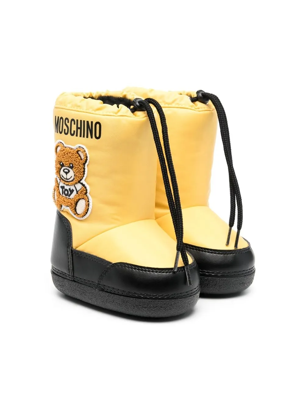 

Moschino Kids botas de nieve con motivo Teddy Bear - Amarillo