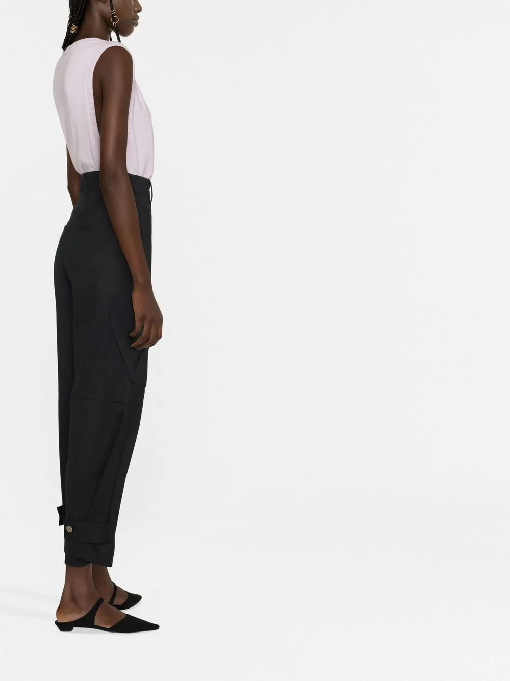 Tapered-Leg Cargo Trousers