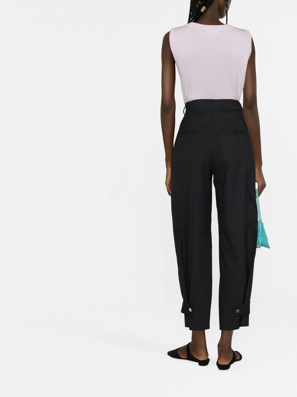 Tapered-Leg Cargo Trousers