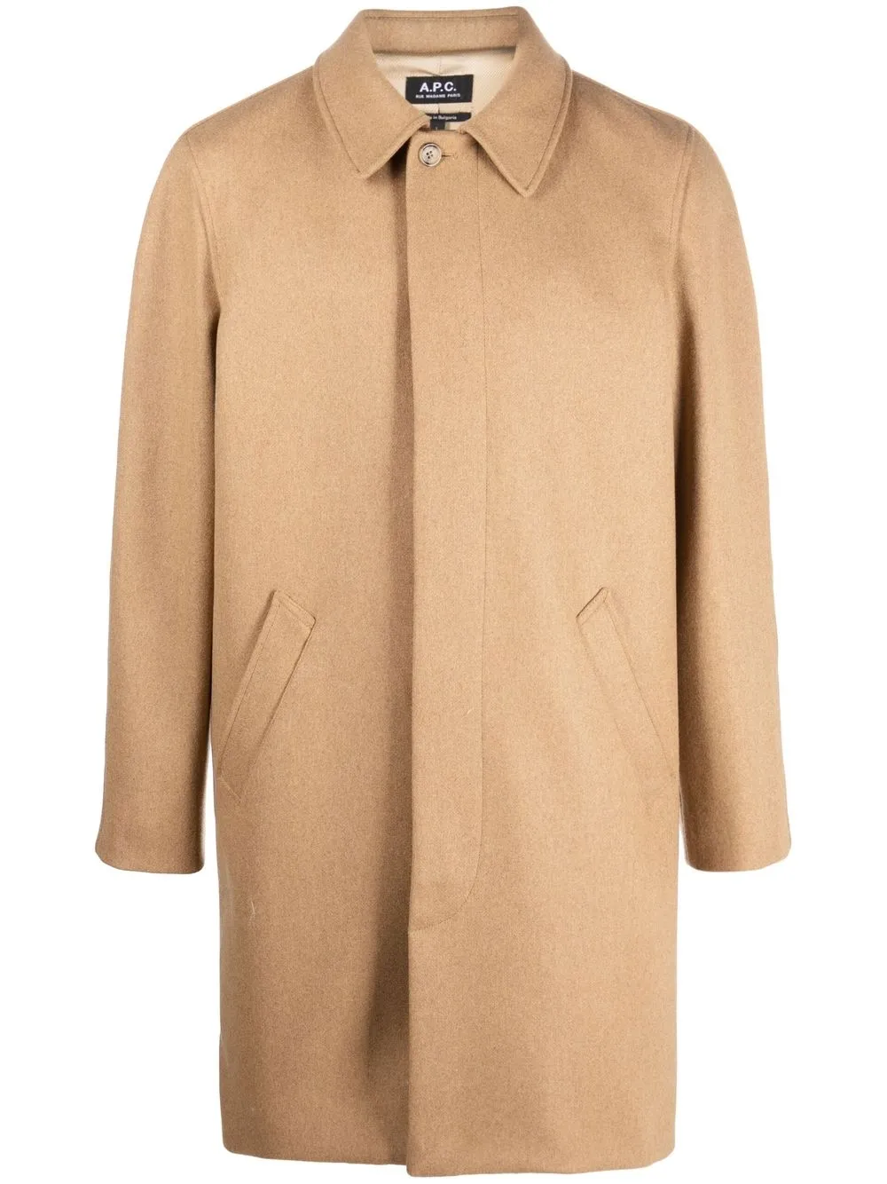 

A.P.C. abrigo con botones - Neutro