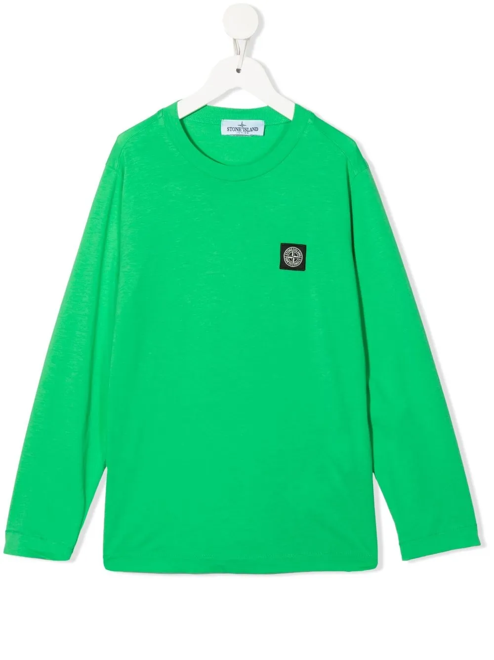 

Stone Island Junior top con parche del logo - Verde