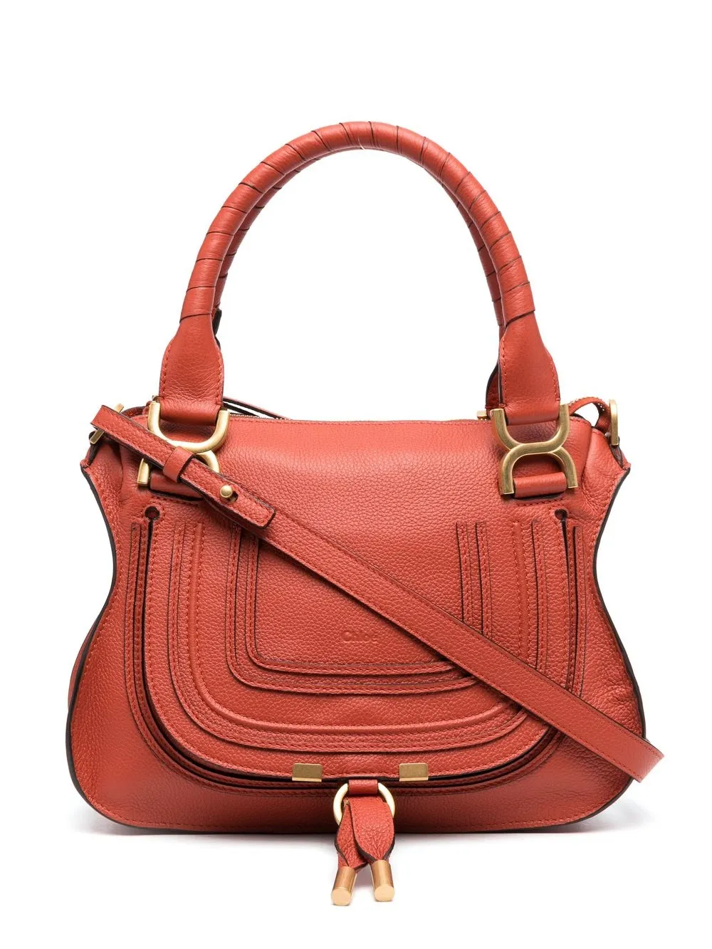 

Chloé tote Marcie pequeña - Rojo