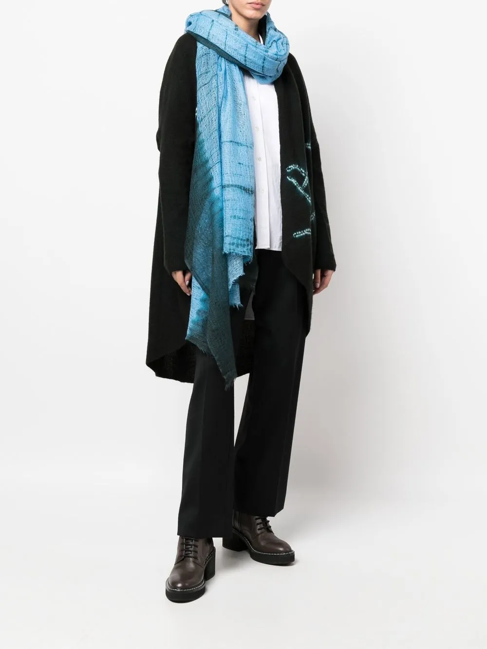 Suzusan Kasjmier sjaal - Blauw