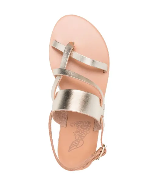 Ancient Greek Sandals Alethea metallic-effect sandals ALETHEAVACHETTAPLATINUM - 3
