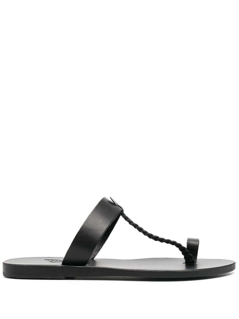 

Ancient Greek Sandals sandalias Melpomeni - Negro