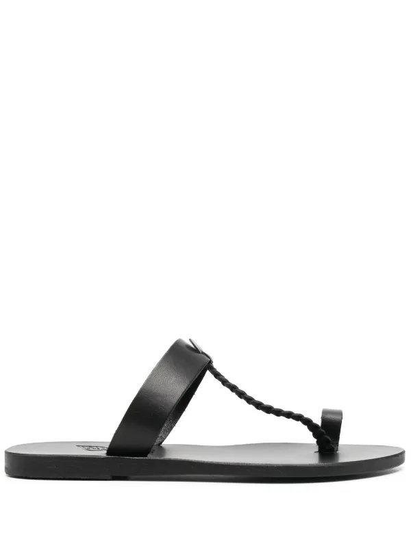 Ancient Greek Sandals Sandales Melpomeni Noir FARFETCH CM