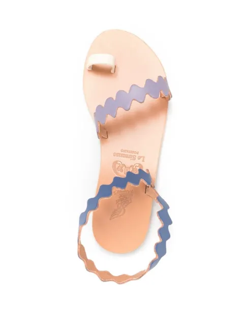 Ancient Greek Sandals Eleftheria Onda sandals ELEFTHERIAONDAVACHETTABLUEMIX - 3