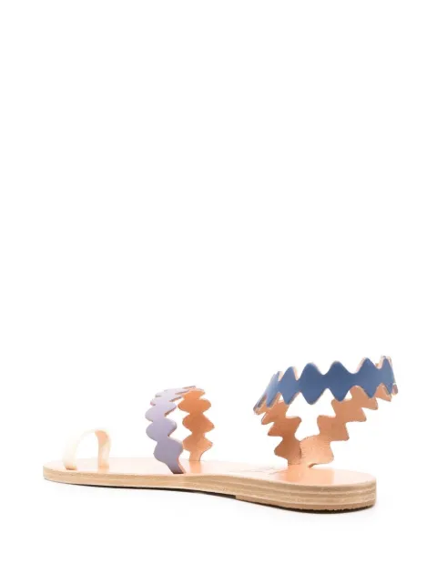 Ancient Greek Sandals Eleftheria Onda sandals ELEFTHERIAONDAVACHETTABLUEMIX - 2