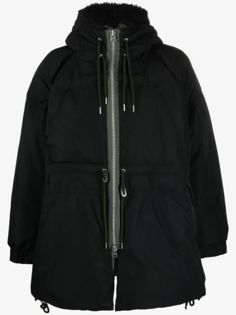 sacai Gefütterter Parka mit Reißverschluss