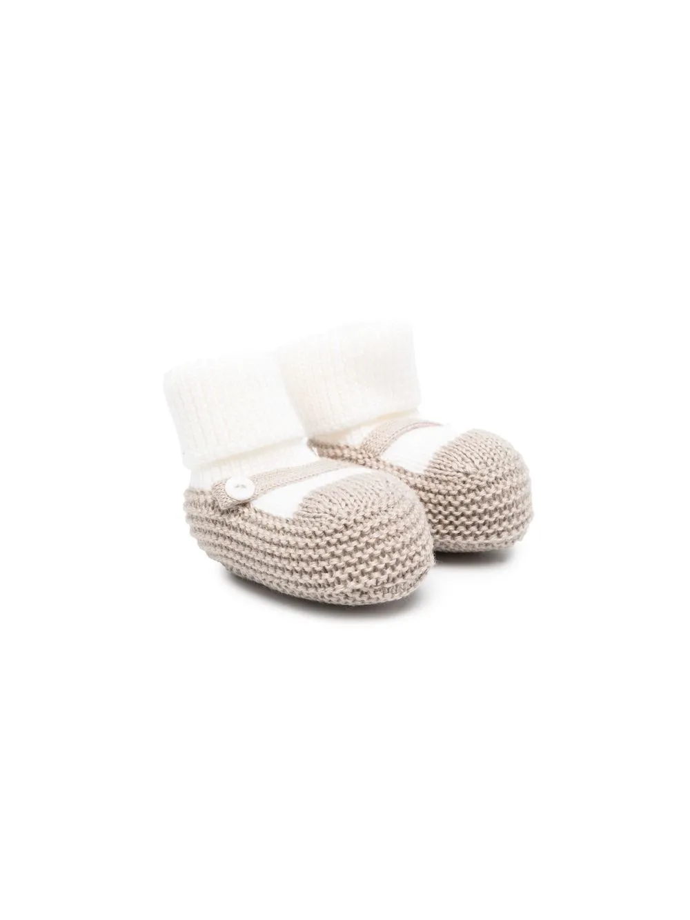 

Little Bear knitted slip-on shoes - Neutrals