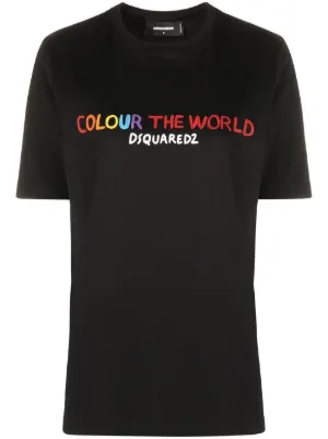 Moschino モスキーノ ロゴ Tシャツ | ブラック | FARFETCH JP
