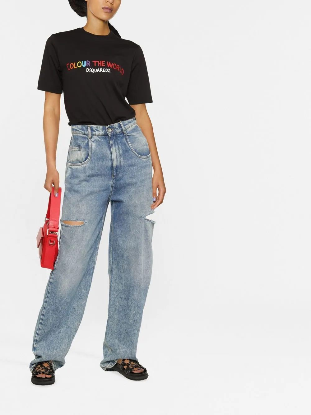 DSQUARED2 slogan-print T-shirt | T-Shirts & Jersey Shirts | Image 2