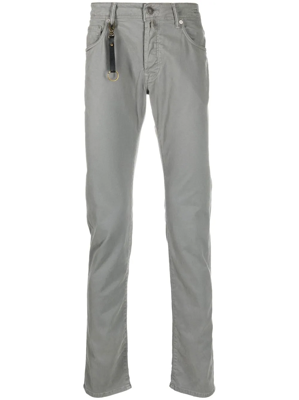 

Incotex pantalones chinos con detalle - Gris