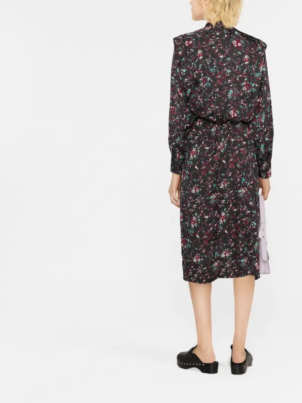 MARANT ÉTOILE 花柄ワンピース 限定SALE【レア美品】イザベルマラン 花柄マキシ丈ワンピース