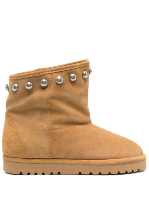 ISABEL MARANT stud-detail sheepskin boots Women