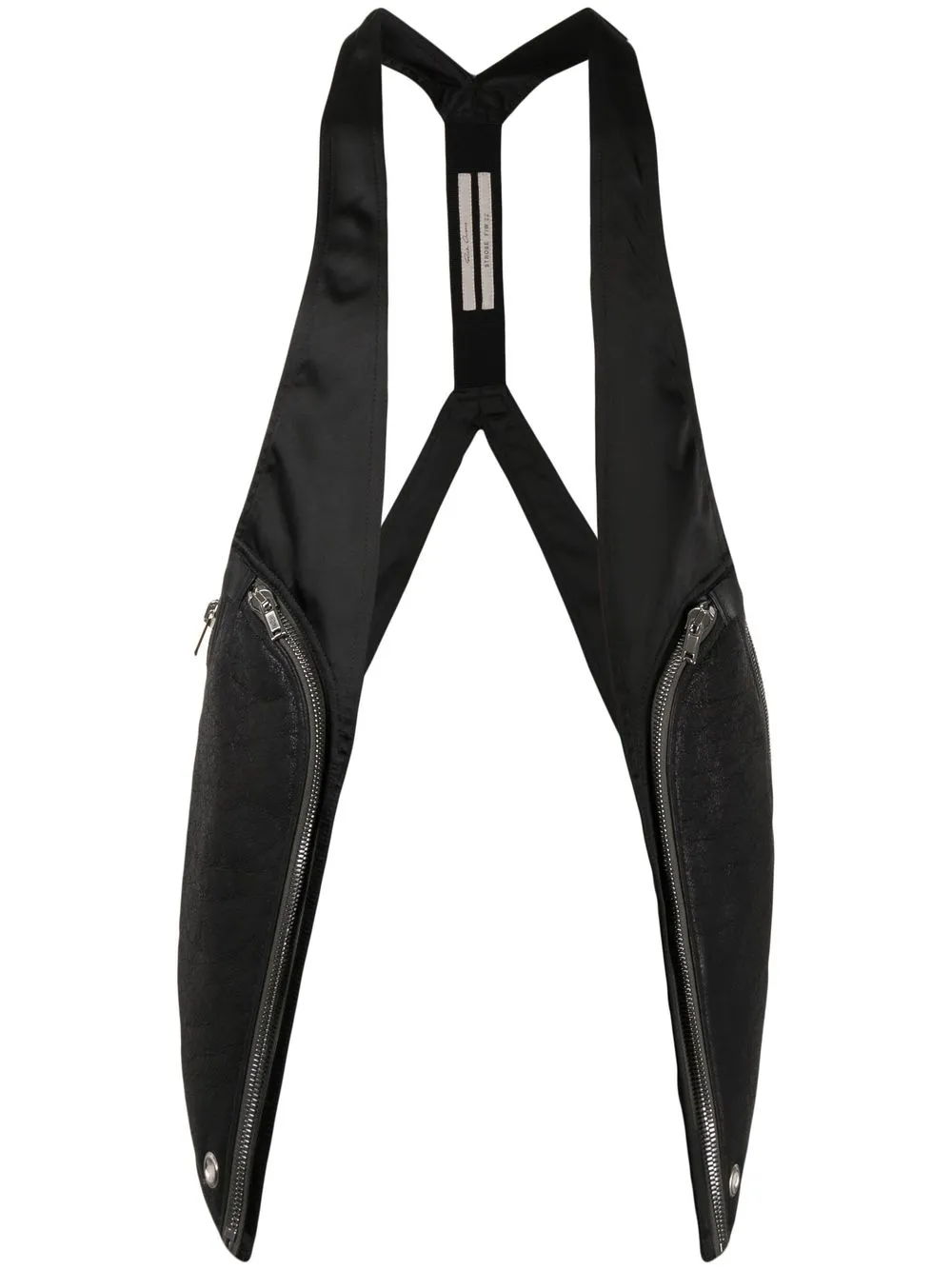 

Rick Owens chaleco ajustado - Negro