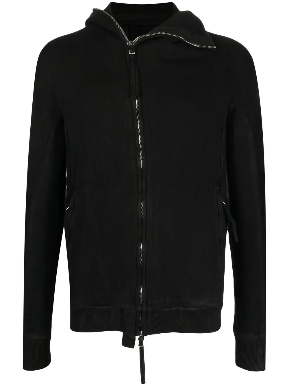 

Boris Bidjan Saberi harness-strap zipped sweatshirt - Black