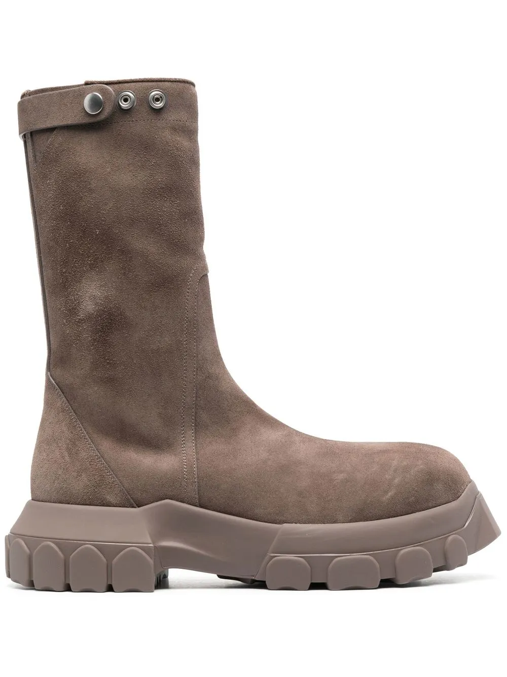 

Rick Owens Bozo Tractor suede boots - Brown