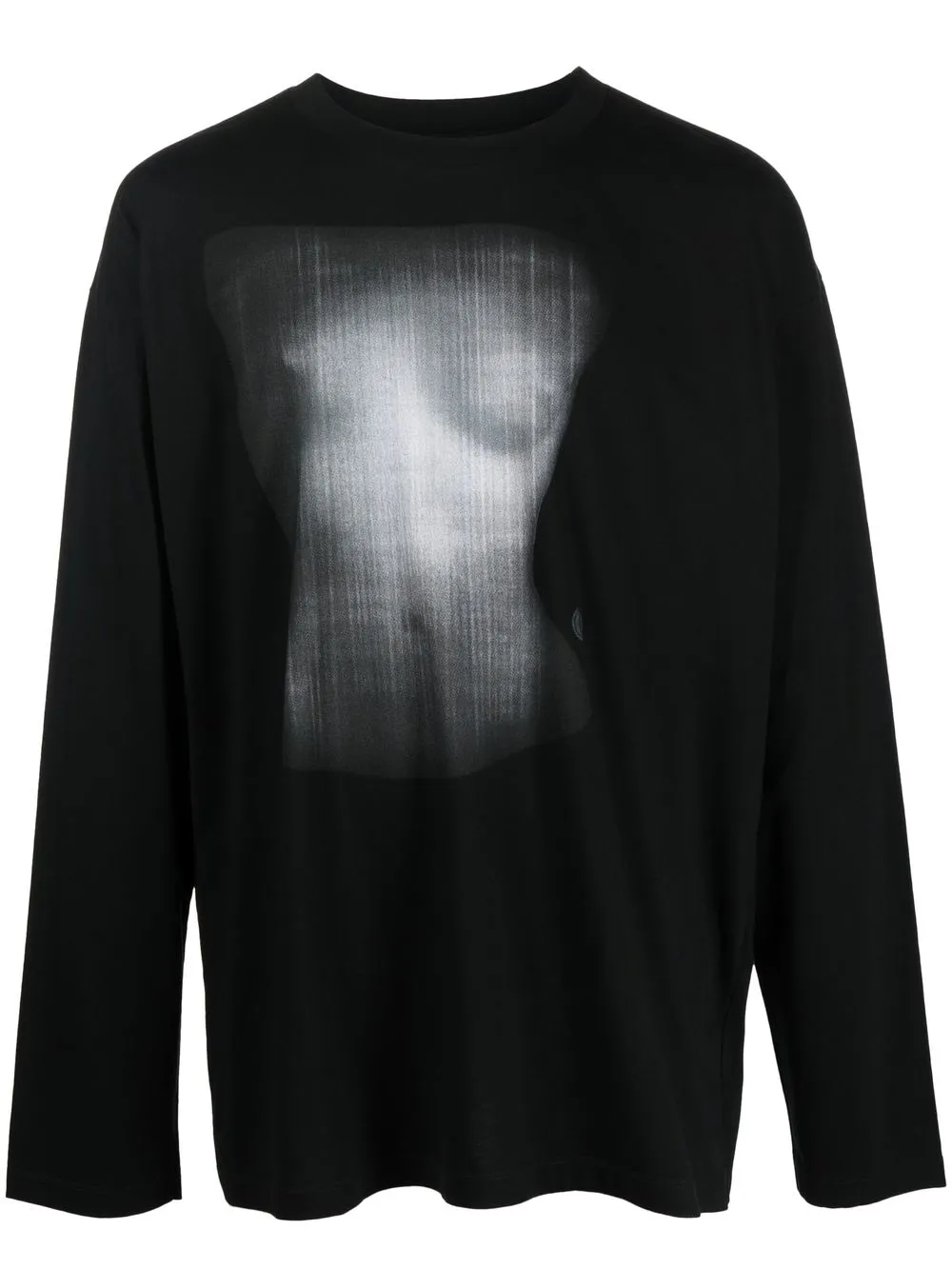 

MM6 Maison Margiela graphic-print long-sleeved T-shirt - Black