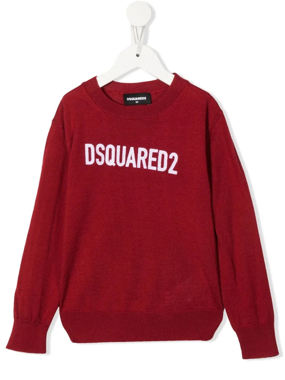 

Dsquared2 Kids suéter con logo estampado - Rojo