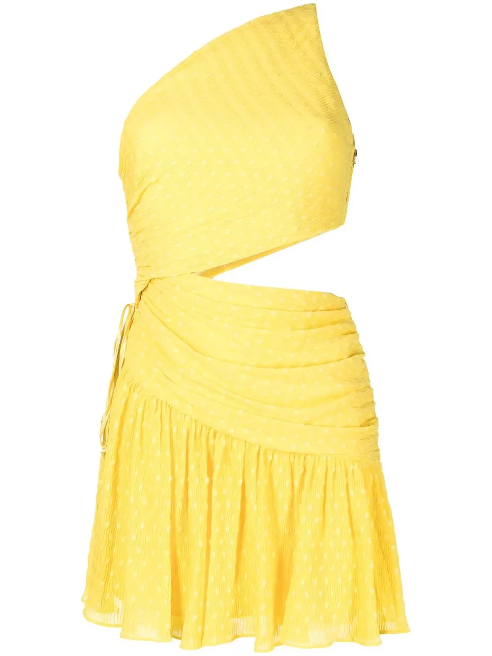 

Alice McCall vestido corto Lola con aberturas - Amarillo