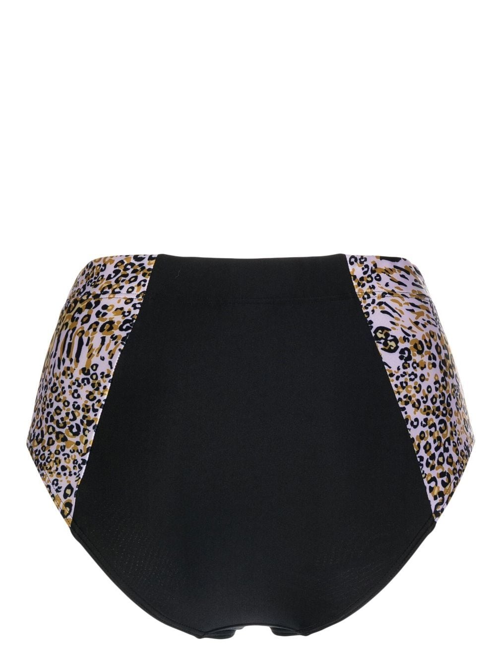 Image 2 of Duskii high-waisted leopard-print bikini bottoms