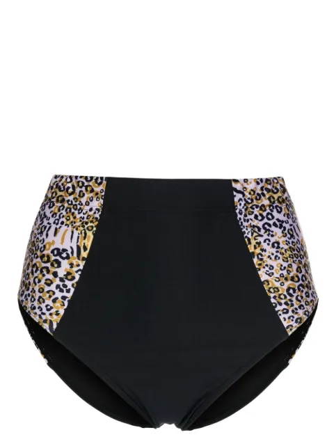 Duskii high-waisted leopard-print bikini bottoms