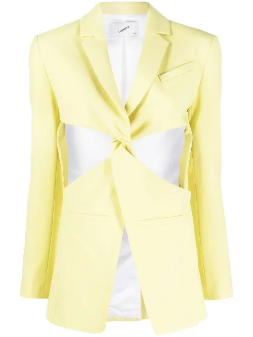 Blazer à détails de découpes - Coperni - Modalova
