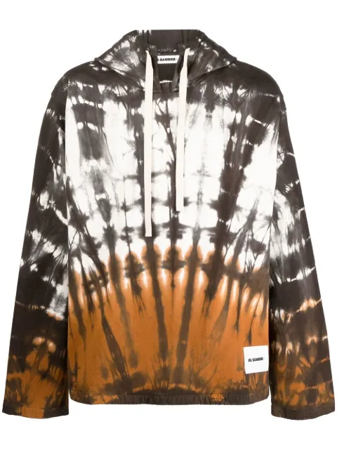 Jil Sander 扎染印花连帽衫