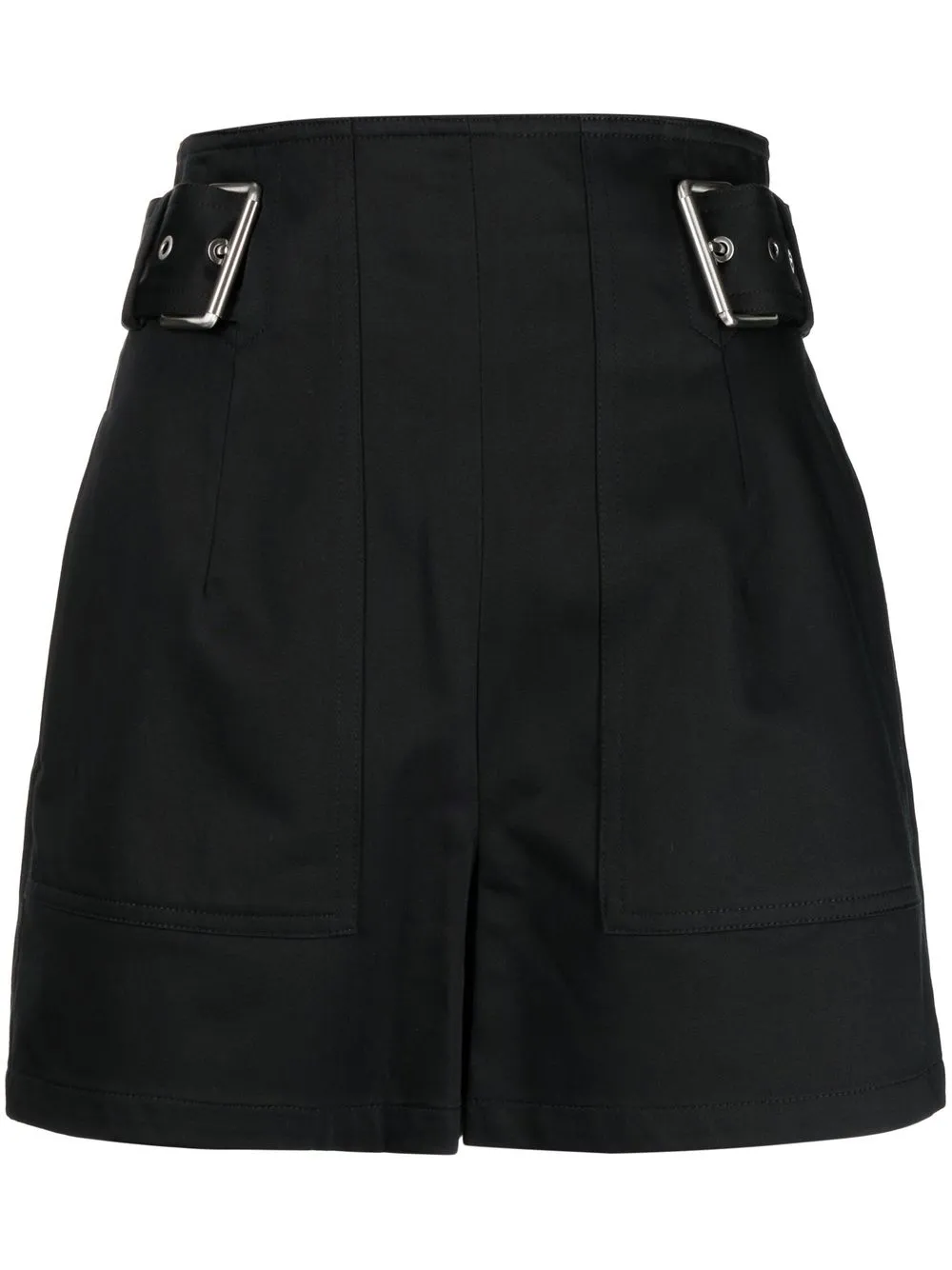 

3.1 Phillip Lim double-buckle detail shorts - Black