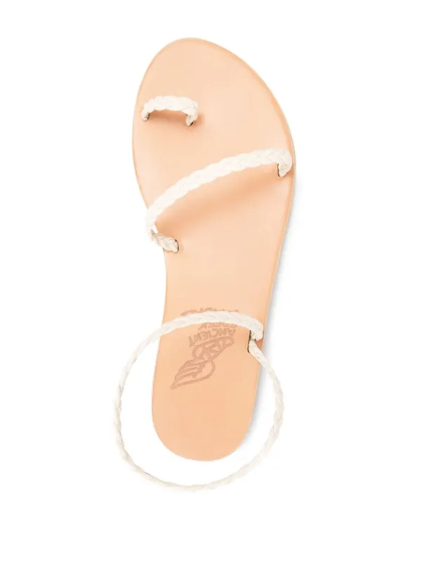 Ancient Greek Sandals Eleftheria braided-strap Sandals White FARFETCH MY