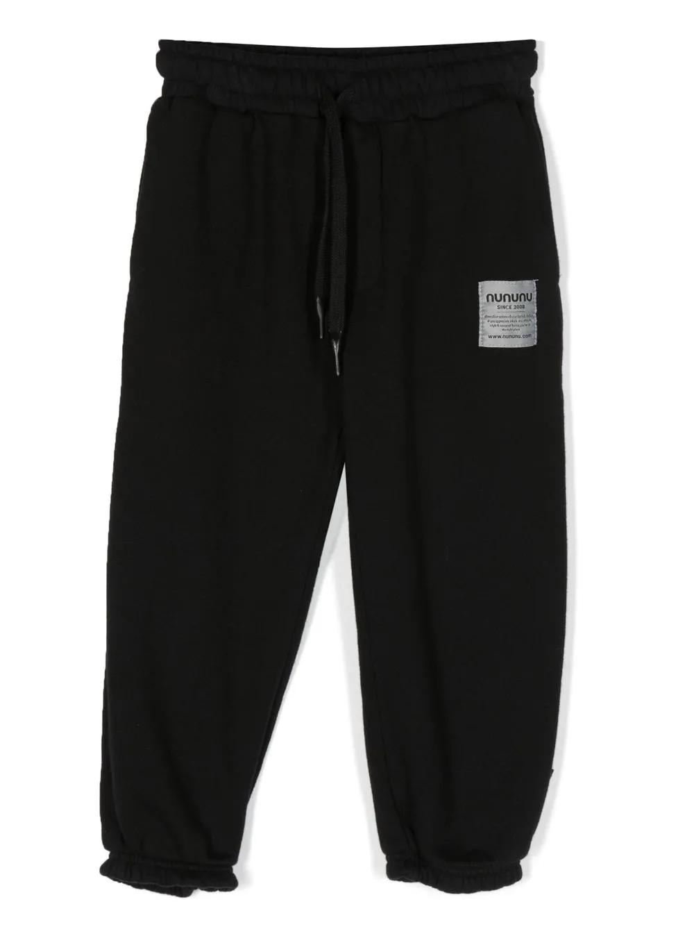 

Nununu cotton logo-patch track-pants - Black