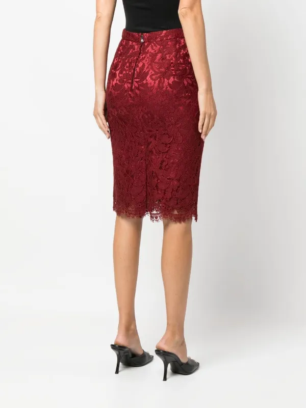 Lace pencil skirt sale