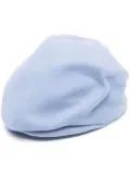 Comme Des Garçons Shirt logo-embroidered baker-boy cap - Blue