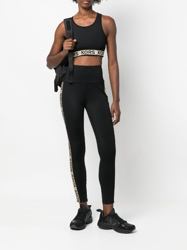 Michael Kors Crop Top With Logo Band XS at FORZIERI