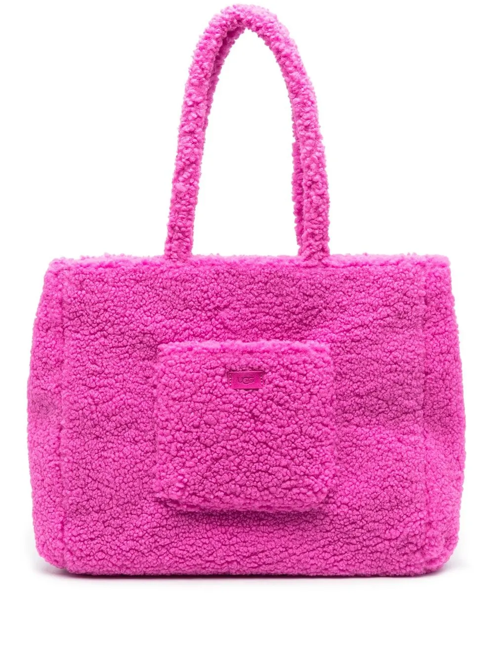 

UGG tote de lana artificial con asas - Rosado