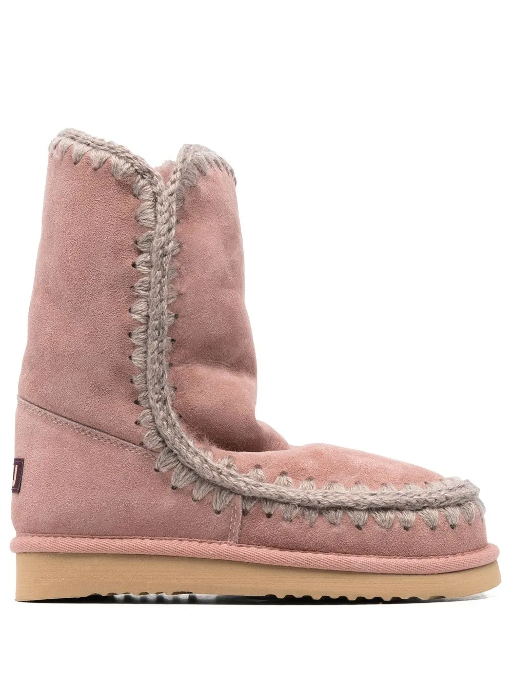 

Mou shearling-lined ankle boots - Pink